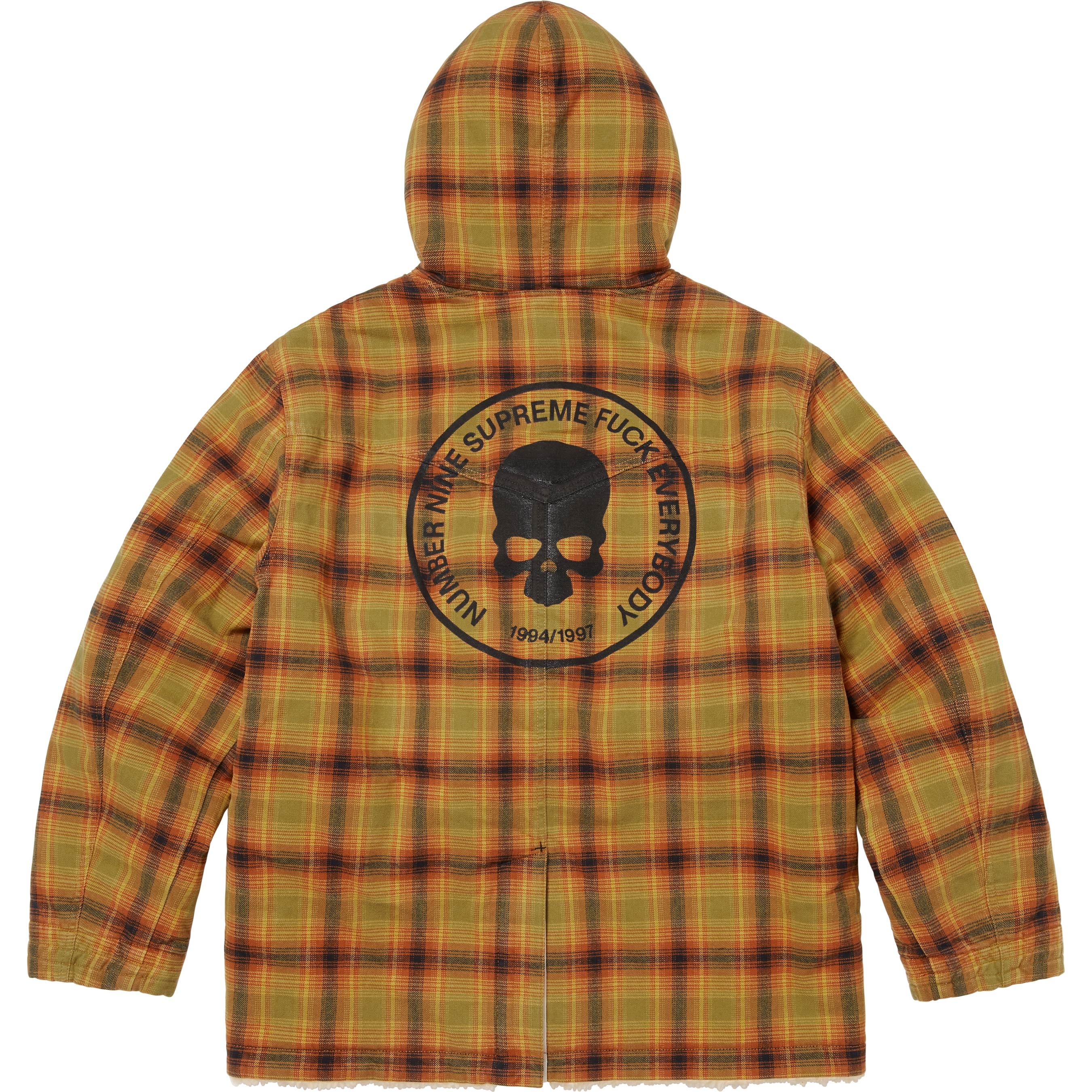 Supreme®/Number (N)ine® Faux Shearling Hooded Coat view 10
